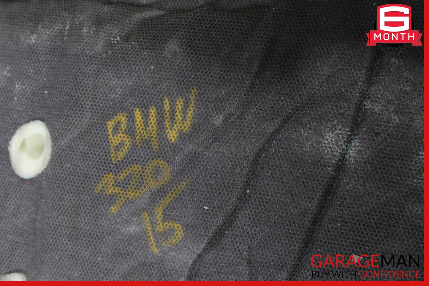 12-18 BMW F30 320i Front Right Top Upper Seat Cushion Black OEM
