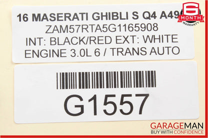 14-17 Maserati Ghibli Front Right Passenger Door Lock Latch Actuator Mechanism