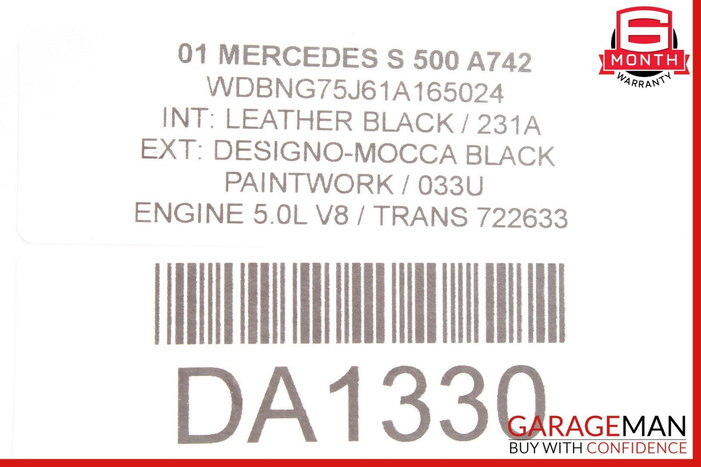 00-02 Mercedes W220 S500 CL600 ABS Anti Lock Brake Pump ESP Module Unit OEM