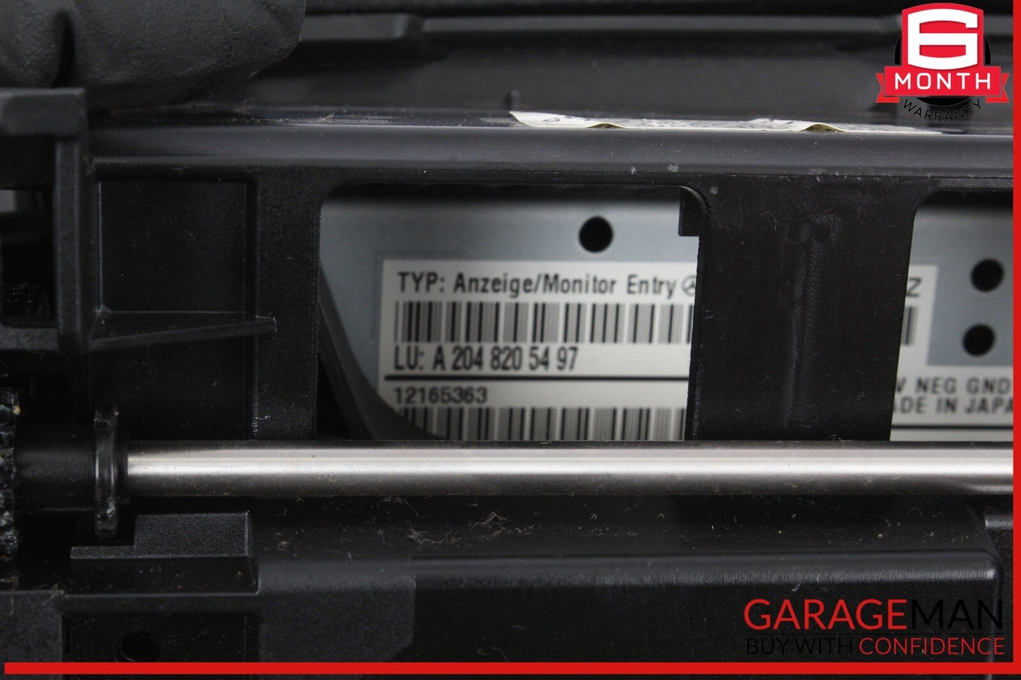 08-11 Mercedes W204 C300 C350 Navigation LCD Display Screen Monitor w/Cover OEM