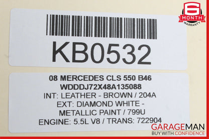 06-11 Mercedes W219 CLS550 Front Right Bumper Headlight Bracket Frame Assembly