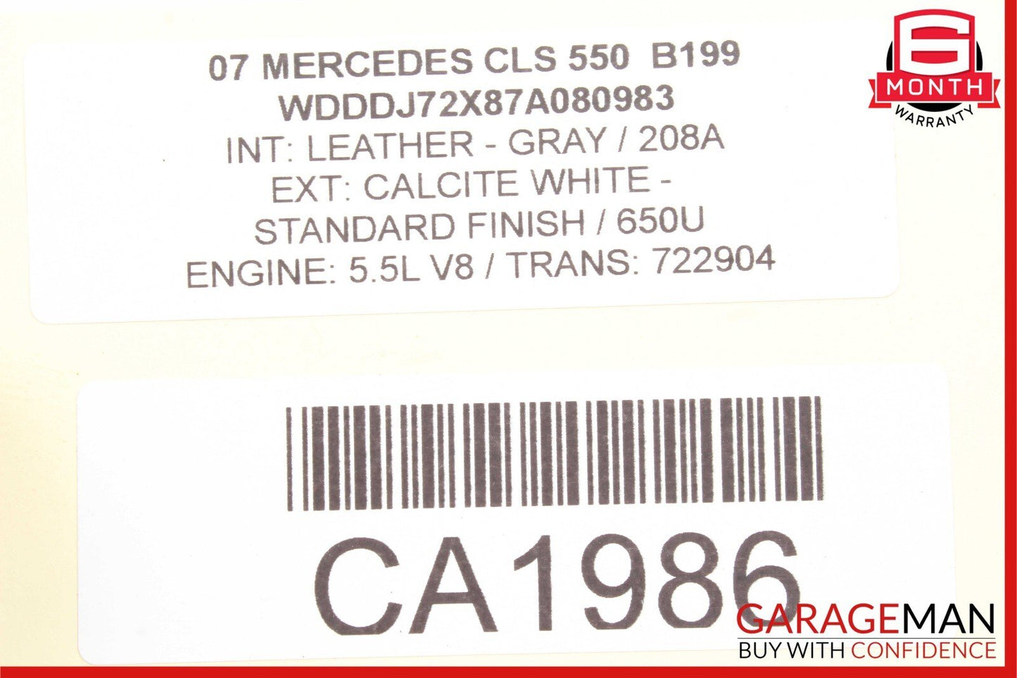08-11 Mercedes W204 C300 C350 Front or Rear Right Side Exterior Door Handle OEM