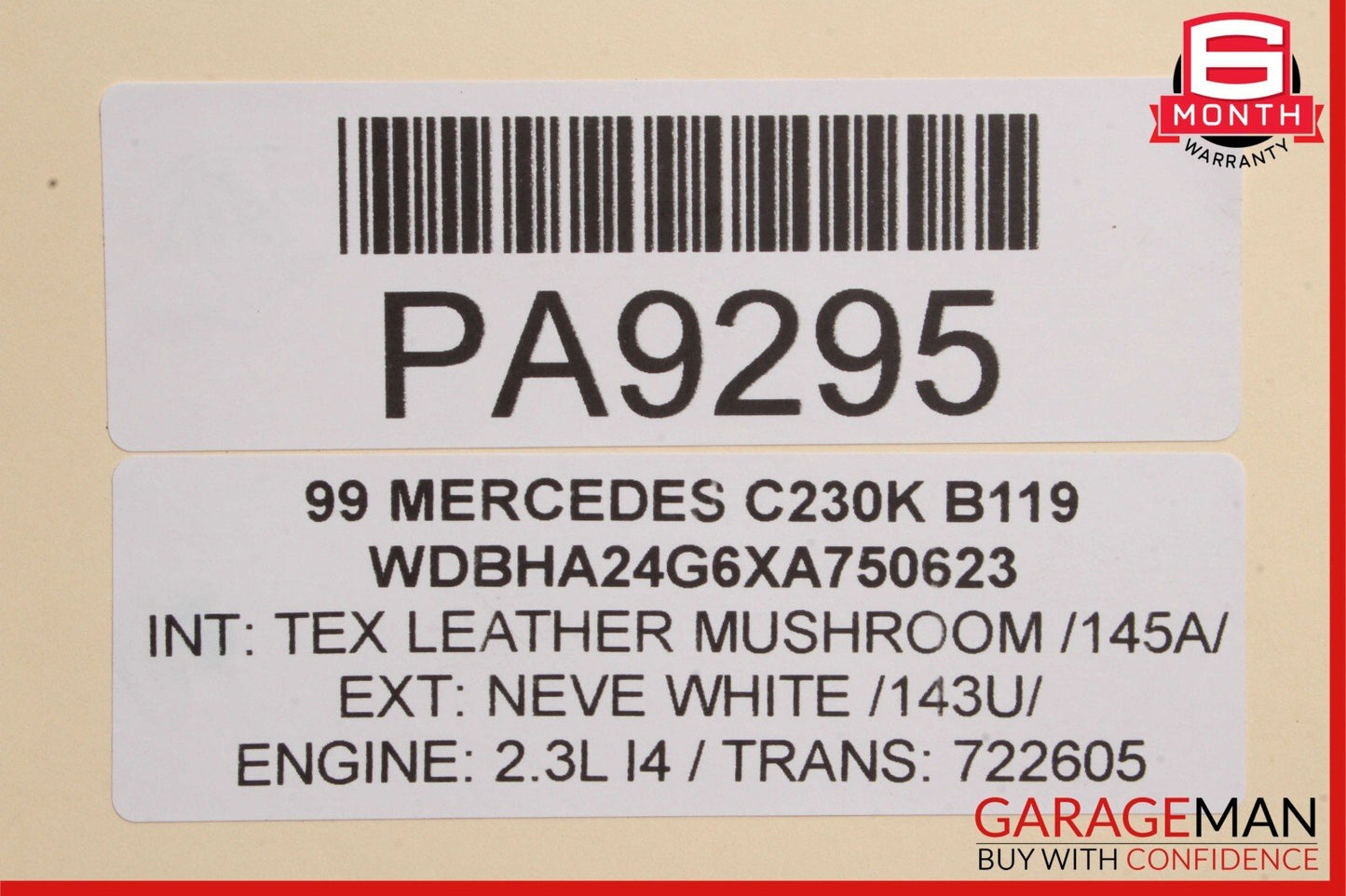 98-00 Mercedes W202 C230 AC A/C Air Conditioning Cooling Condenser