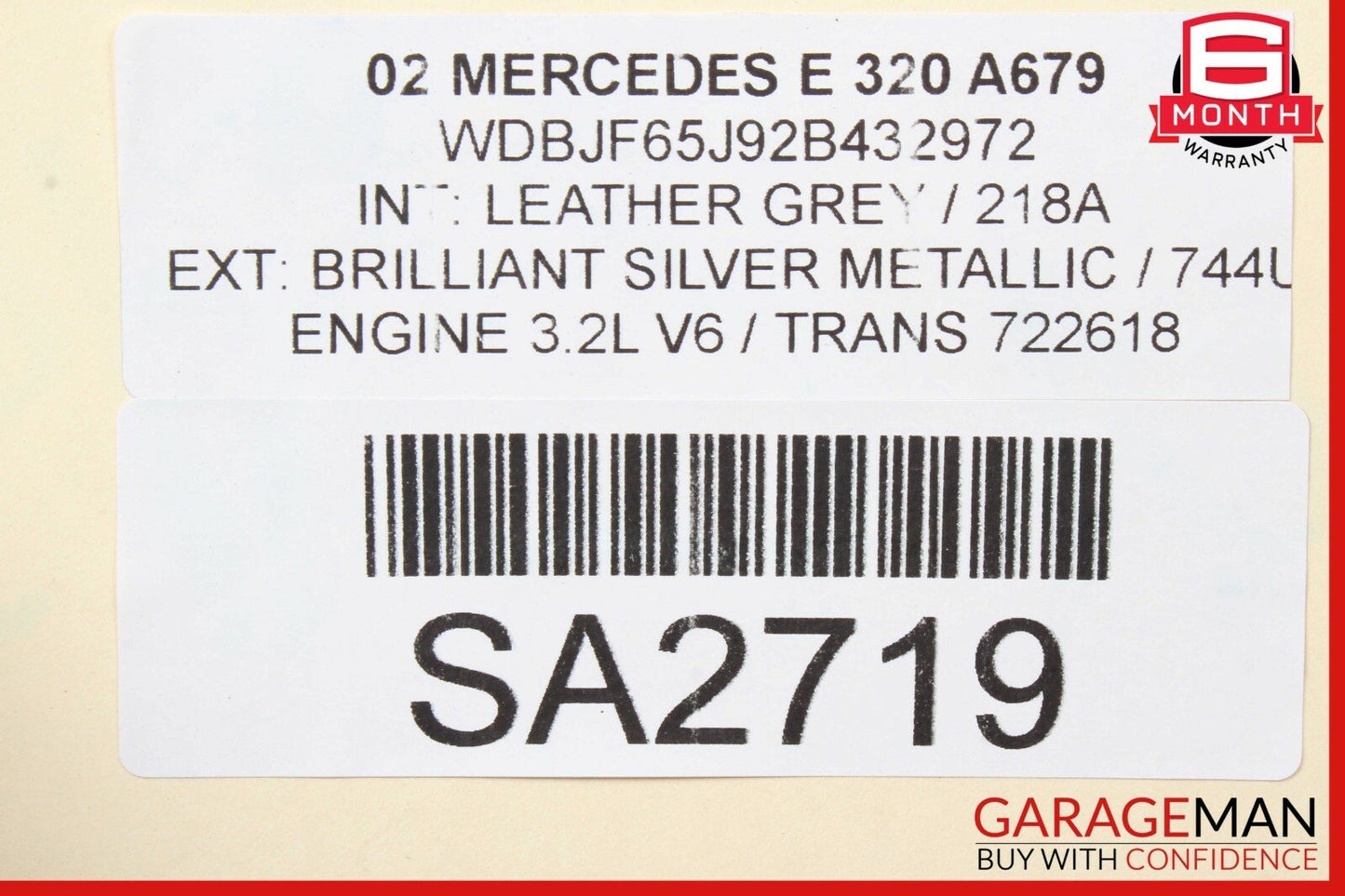 96-03 Mercedes W210 E430 E500 E55 AMG AC A/C Air Conditioning Condenser OEM