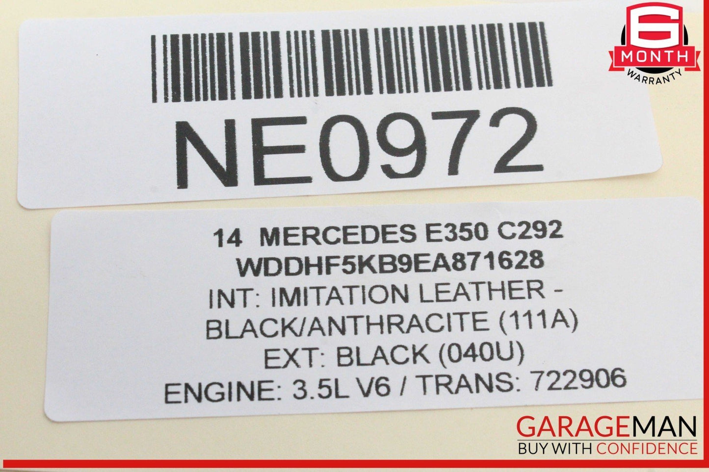 10-18 Mercedes W212 E350 Trunk Lid Power Closing Motor 2047500060 OEM