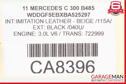 06-13 Mercedes W204 C300 S550 Front Right Engine Timing Chain Cover Plate OEM