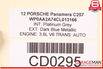 10-16 Porsche Panamera 970 Rear Sway Bar Stabilizer Anti Roll Assy 970333701 OEM