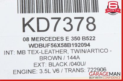 03-09 Mercedes W211 E550 E350 E500 E63 AMG Door Lock Actuator Rear Left Side