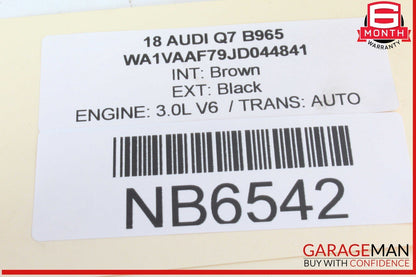 17-24 Audi Q7 Rear Right Passenger Side Spindle Knuckle Hub OEM