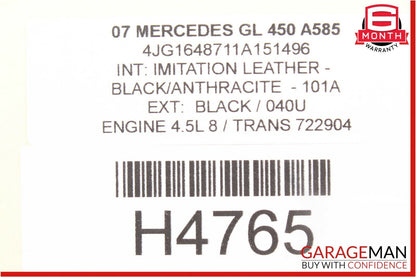 06-11 Mercedes GL450 R550 CLS63 AMG TPMS Tire Pressure Control Controller