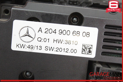 12-14 Mercedes X204 GLK250 Bluetec AC A/C Heater Climate Control w/ Trim OEM