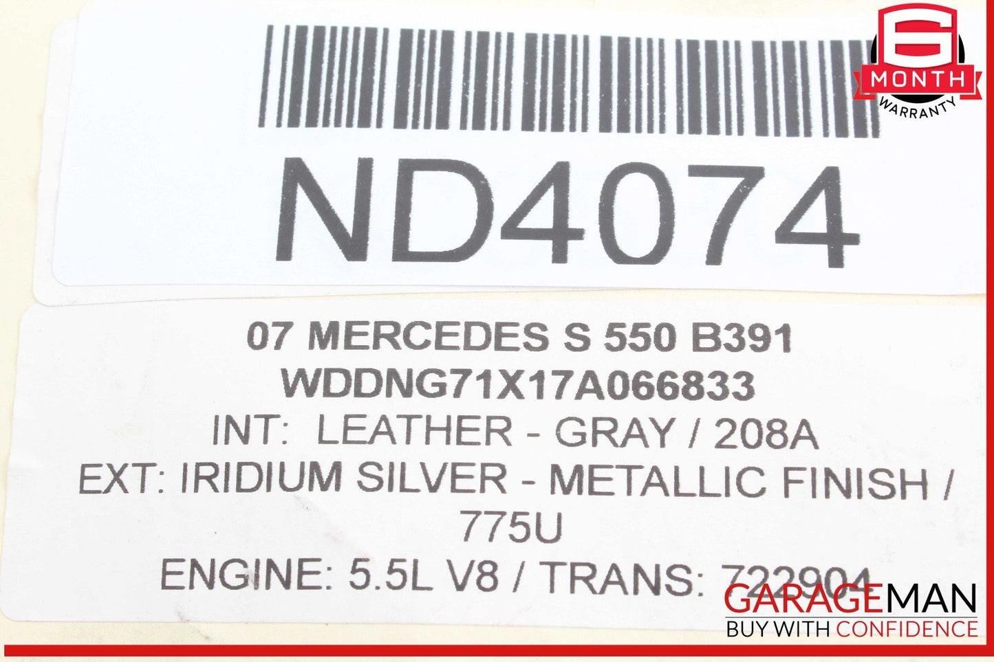 07-09 Mercedes W221 S550 CL600 Instrument Cluster Speedometer Odometer OEM