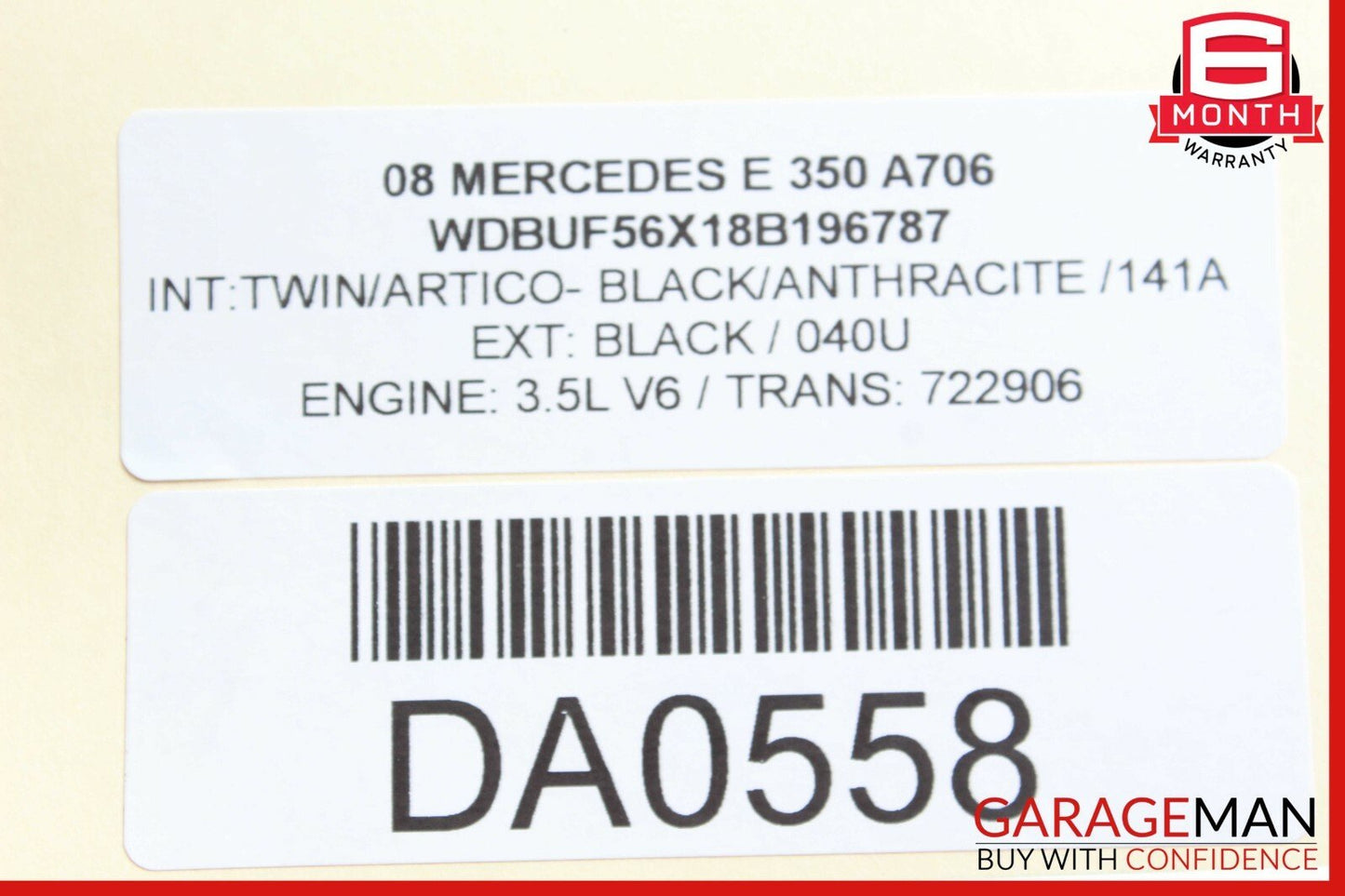 03-09 Mercedes W211 E350 E550 Rear Right Passenger Side Door Lock Latch Actuator