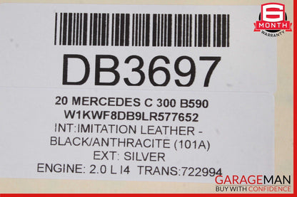 15-20 Mercedes W205 C300 C43 AMG Front Right Side Interior Door Panel Cover OEM