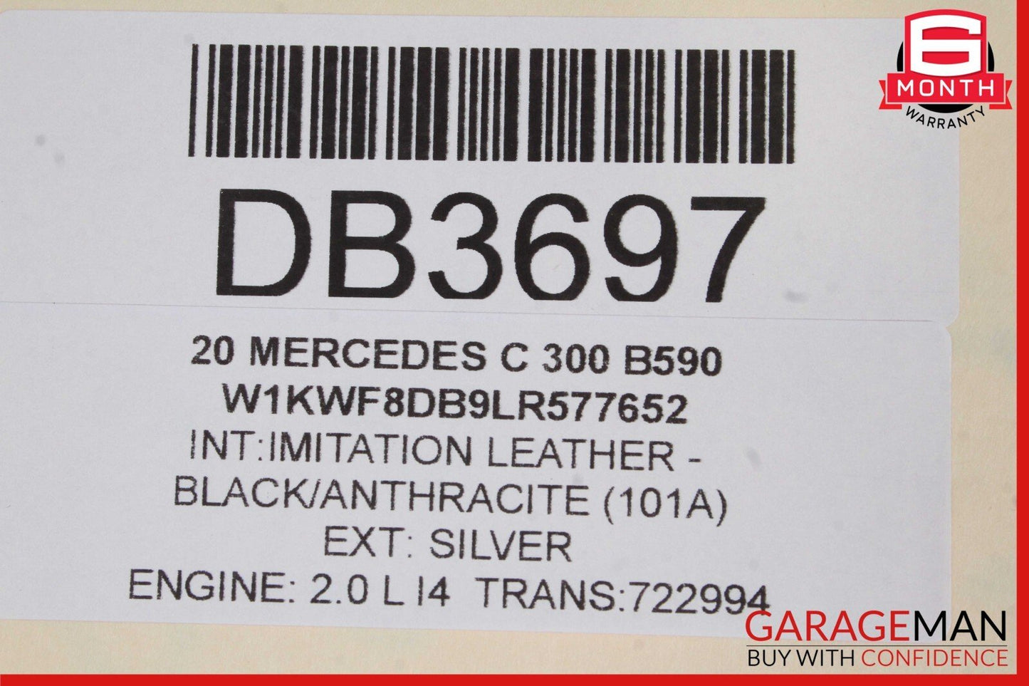 15-20 Mercedes W205 C300 C43 AMG Front Right Side Interior Door Panel Cover OEM