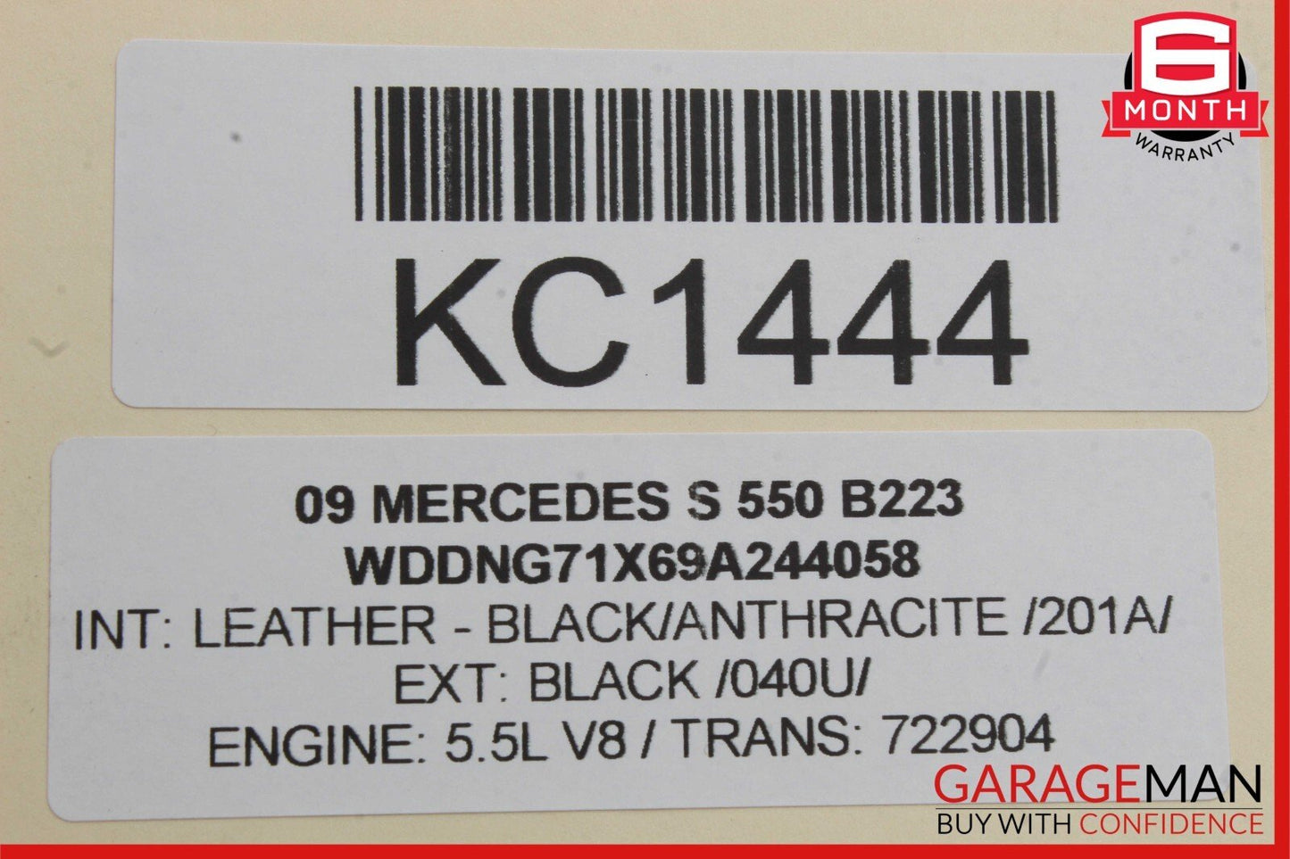 07-13 Mercedes W221 S550 Front Left Side Door Lock Latch Actuator Keyless Go OEM