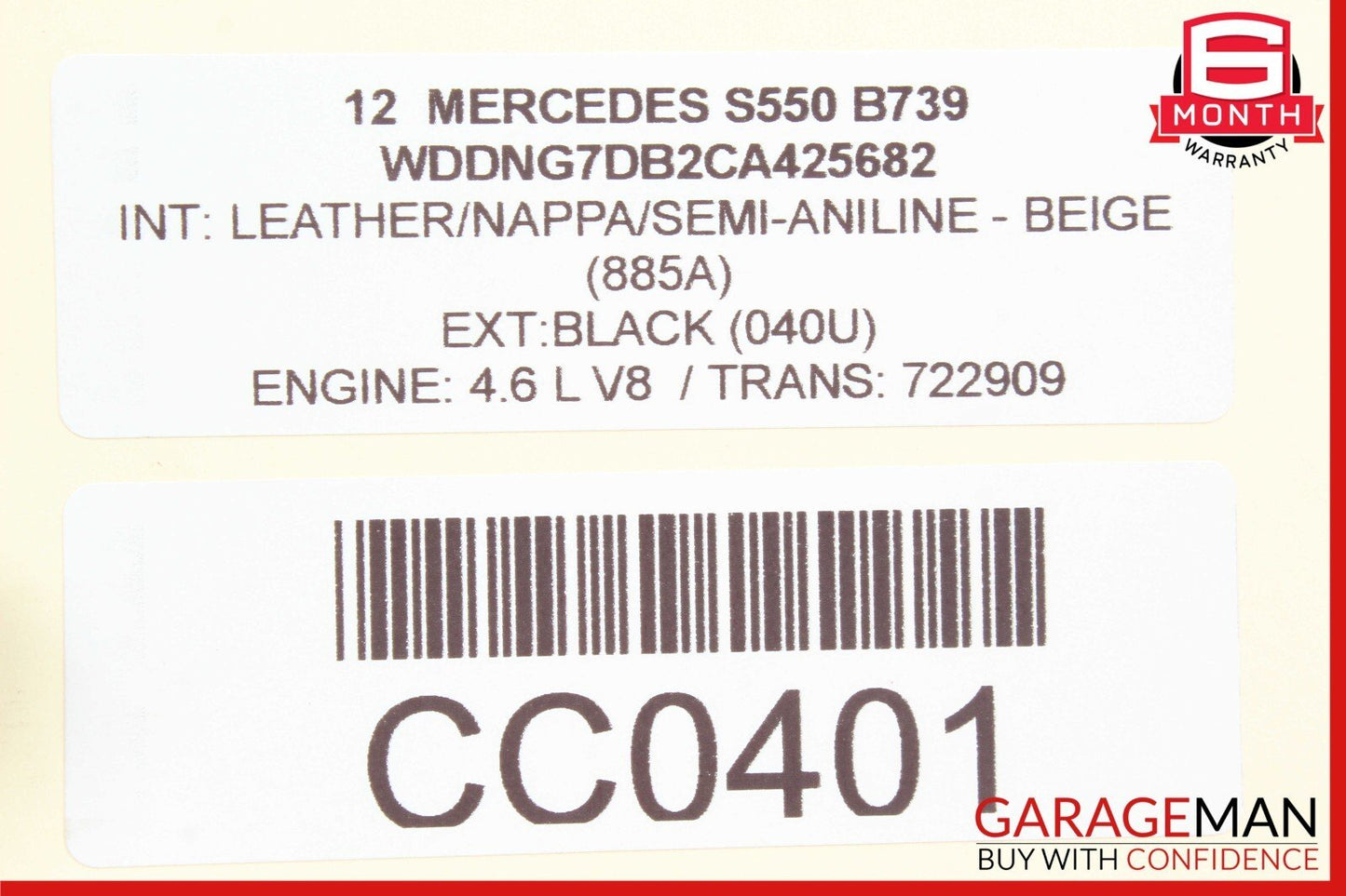 07-14 Mercedes W221 S550 CL550 S400 Rear Left Side Lower Thrust Control Arm