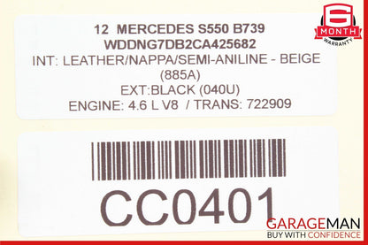 07-14 Mercedes W221 S550 CL550 S400 Rear Left Side Lower Thrust Control Arm