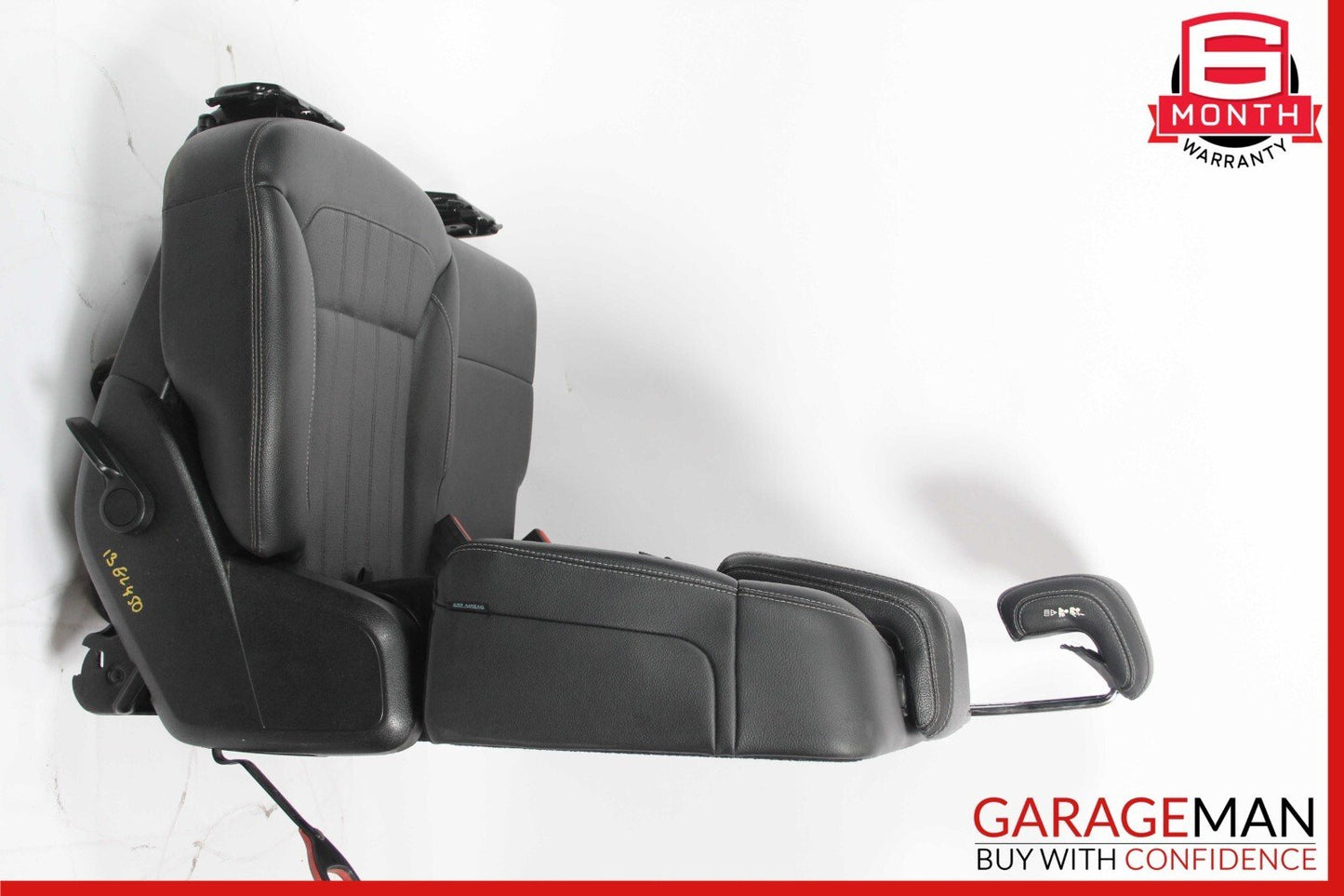 13-16 Mercedes X166 GL450 Rear Left Side Complete Seat Cushion Cover Assy Black