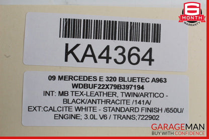 03-09 Mercedes W211 E320 E500 E550 Rear Right Side Window Regulator Motor OEM