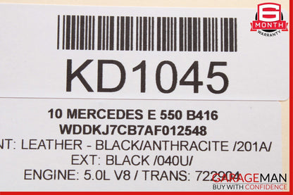 10-17 Mercedes W207 E350 E550 Coupe Rear Window Regulator Control Module Unit