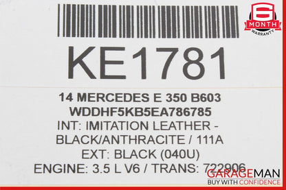 08-18 Mercedes W212 E350 GLK350 Rear Right Side Door Lock Latch Actuator OEM