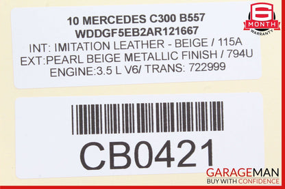 08-14 Mercedes W204 C300 A/C Climate Control Switch Trim Bezel Cover Wood OEM