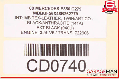 03-11 Mercedes W211 E350 E320 Power Steering Gear Rack & Pinion Assy OEM