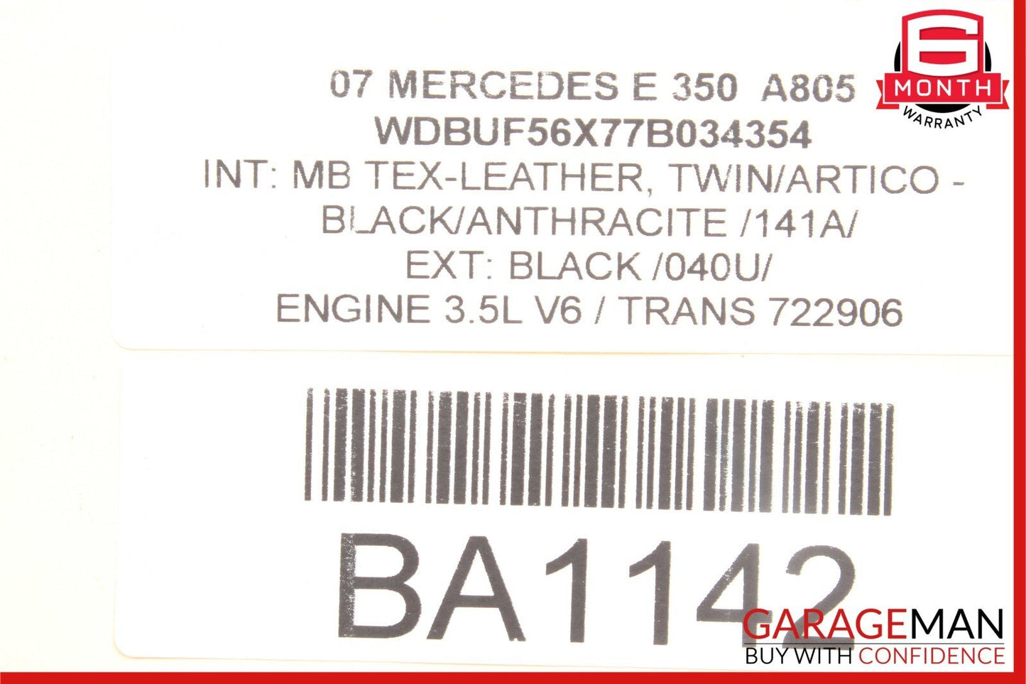 06-09 Mercedes W211 E350 CLK350 Front Left Driver Side Foglight Fog Light Lamp