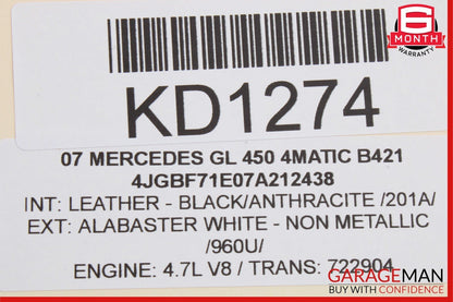06-13 Mercedes X164 GL450 Front Right Passenger Door Lock Latch Actuator OEM