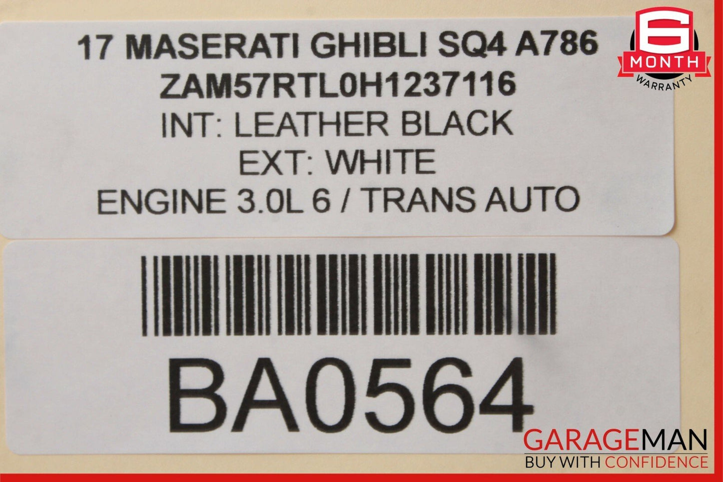 14-17 Maserati Ghibli Front Right Passenger Side Dash End Trim Cover Panel Black