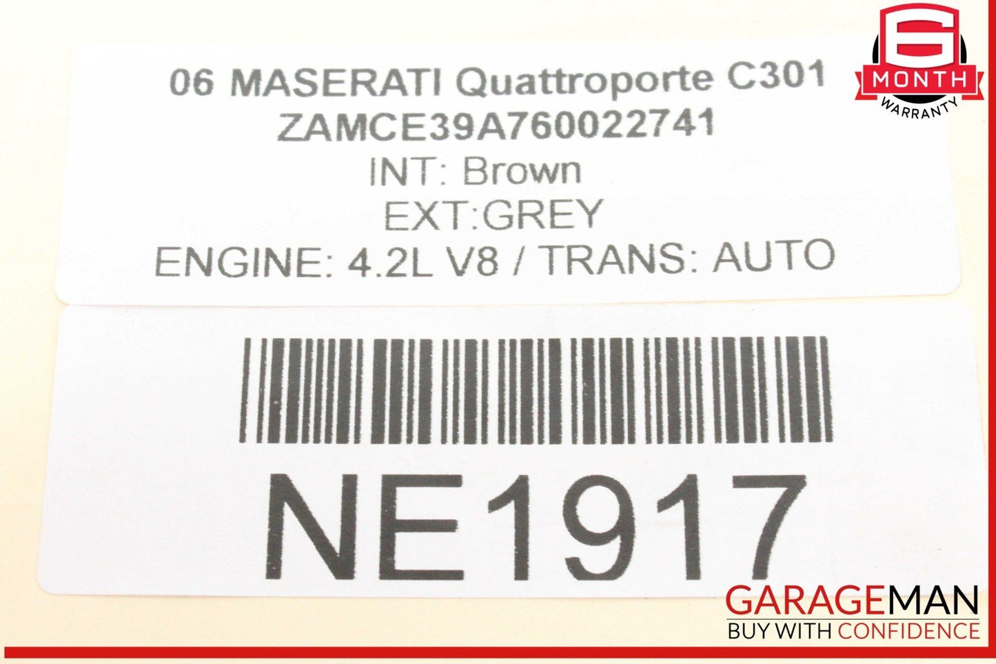 03-13 Maserati Quattroporte M139 Front Upper Radiator Support Bracket OEM