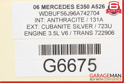 03-09 Mercedes W211 E350 E550 Rear Left Driver Side Window Regulator Motor OEM