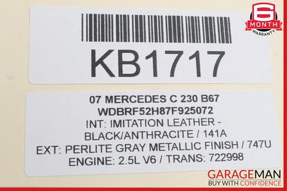 01-07 Mercedes W203 C230 Front Right & Left Side Door Audio Speaker Set of 2 OEM