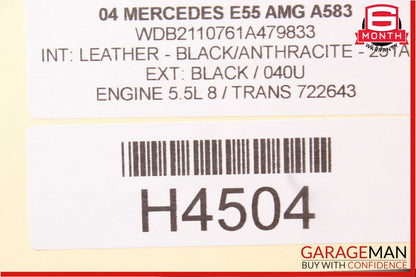 03-09 Mercedes W211 E350 E500 E55 AMG Front Left Driver Door Control Module OEM