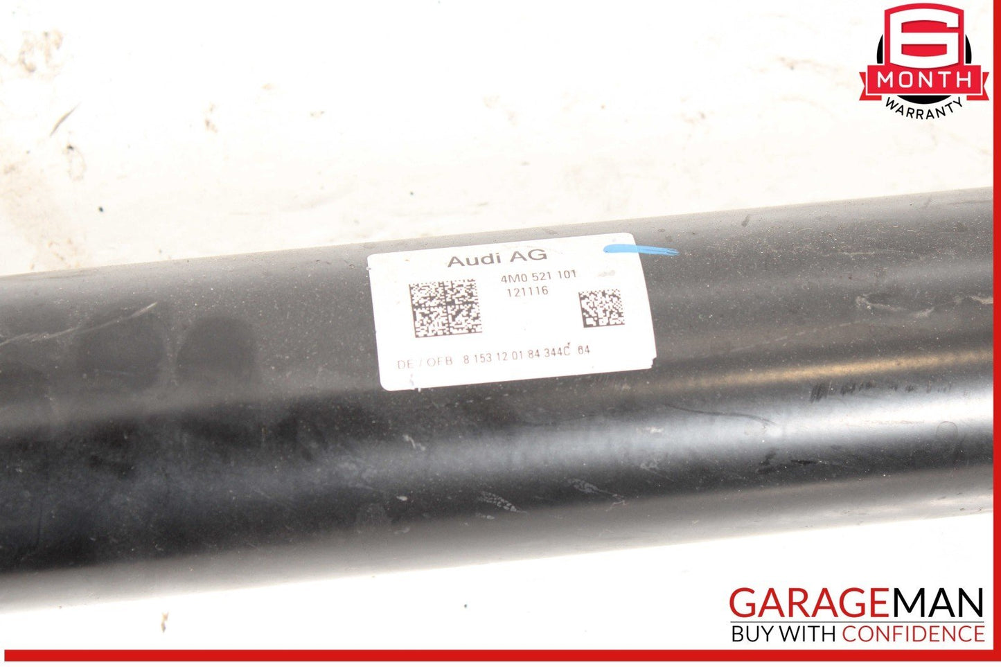 17-19 Audi Q7 Rear Driveshaft Propeller Shaft Assembly 4M0521101 OEM