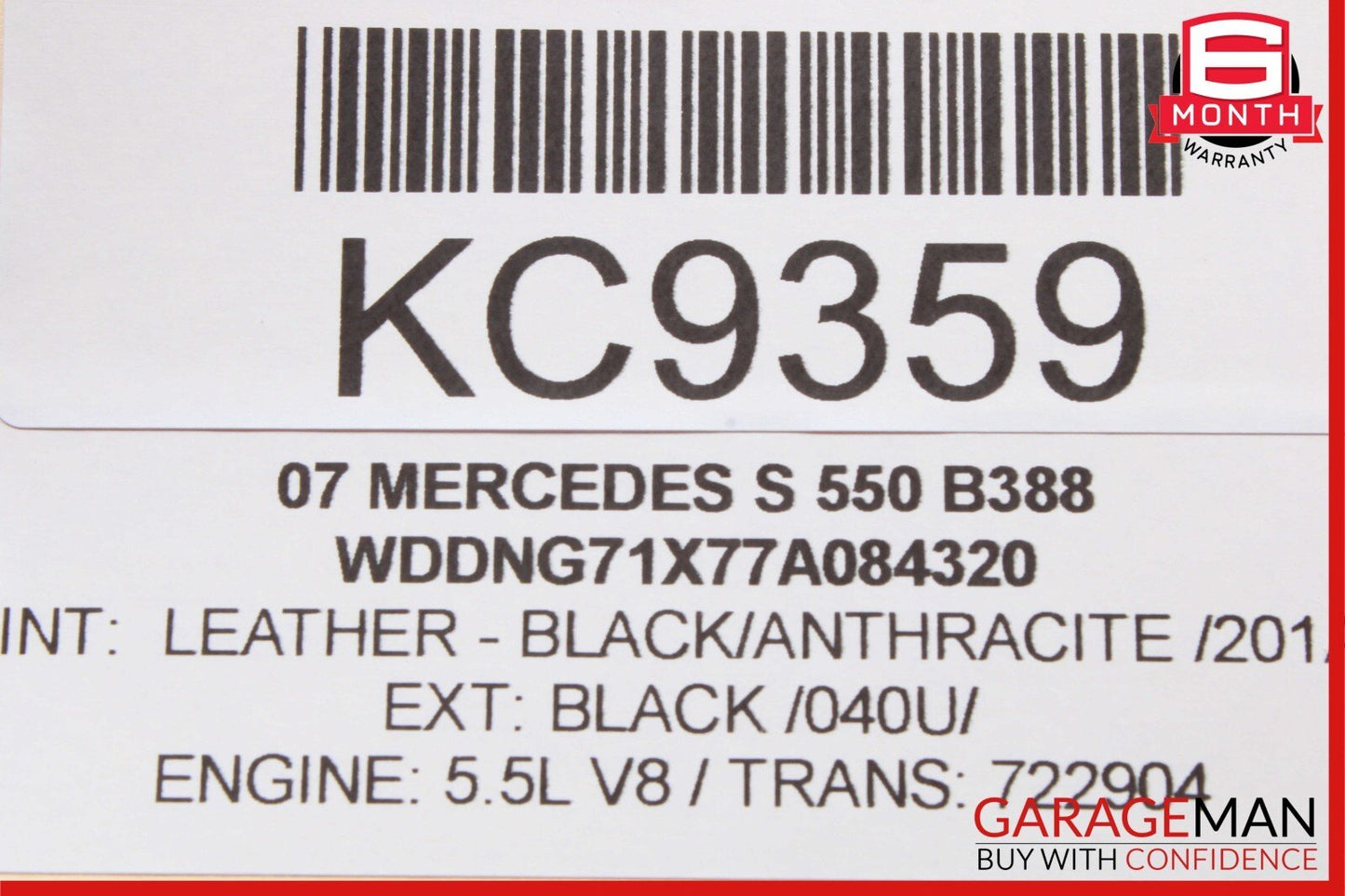 07-13 Mercedes W221 S550 Center Dash Air Vent AC A/C Clock Trim Cover Assembly