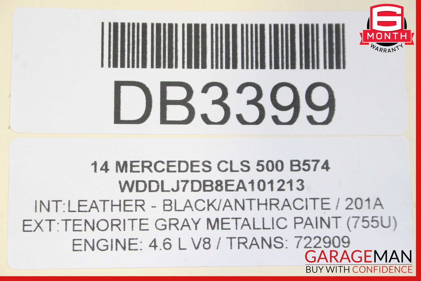 12-18 Mercedes W218 CLS500 Front Subframe Sub Frame Engine Crossmember OEM