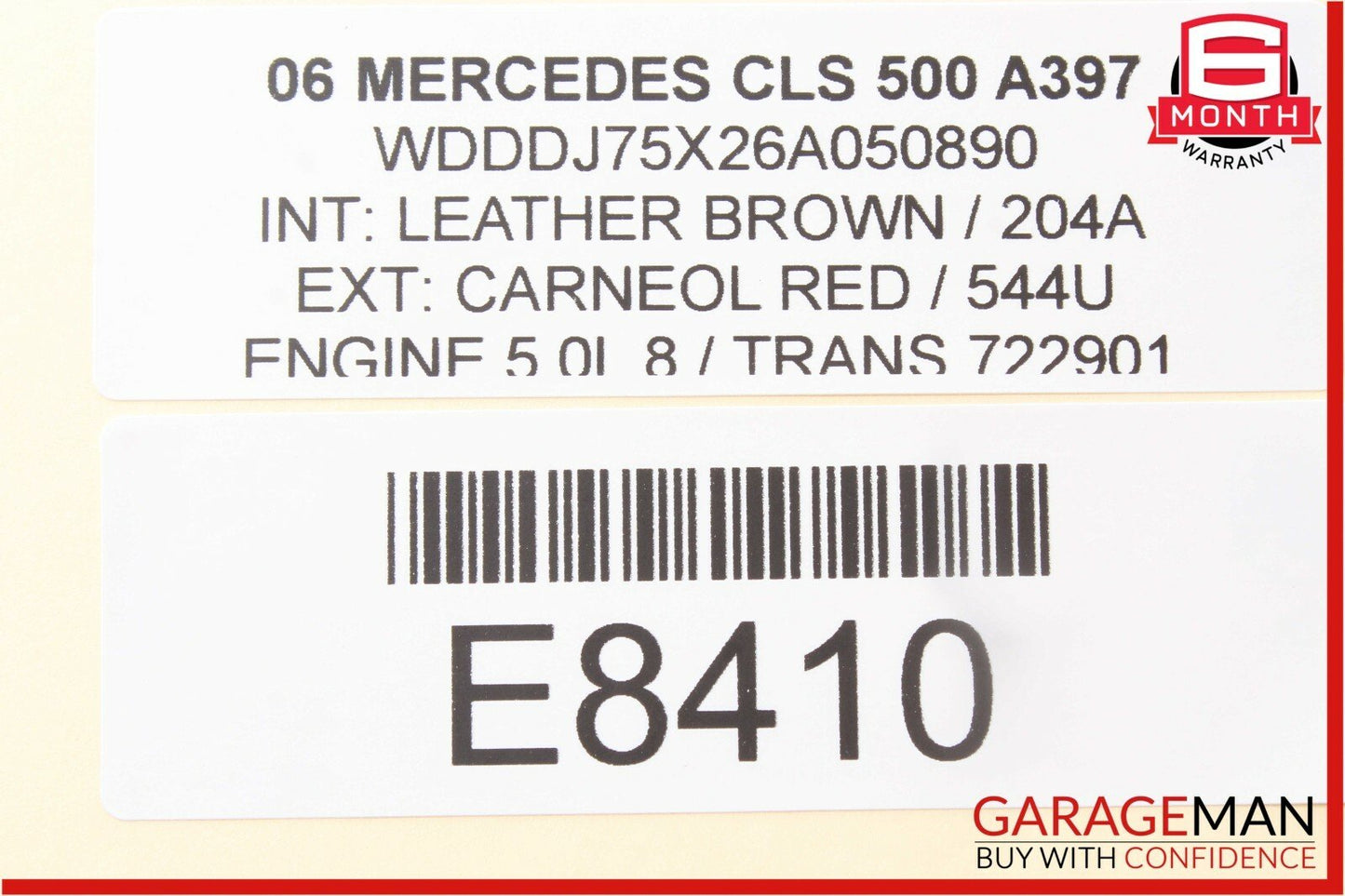 06-11 Mercedes W219 CLS500 Trunk Lid Lock Remote Release Control Module OEM