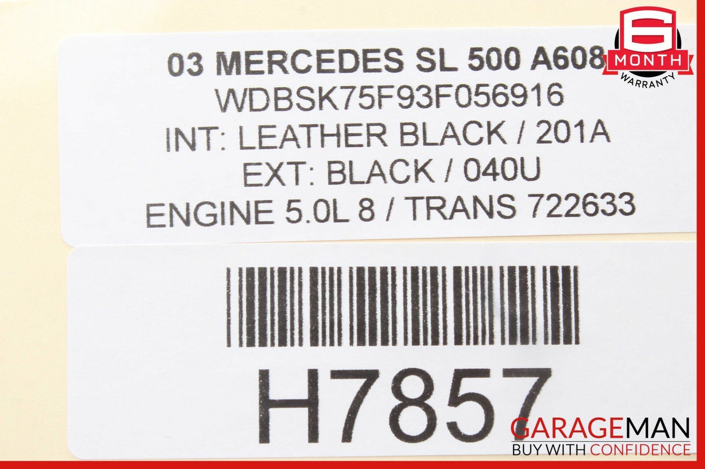 00-06 Mercedes SL500 ML320 S500 CL55 AMG Voice Command Control Module Unit Q3