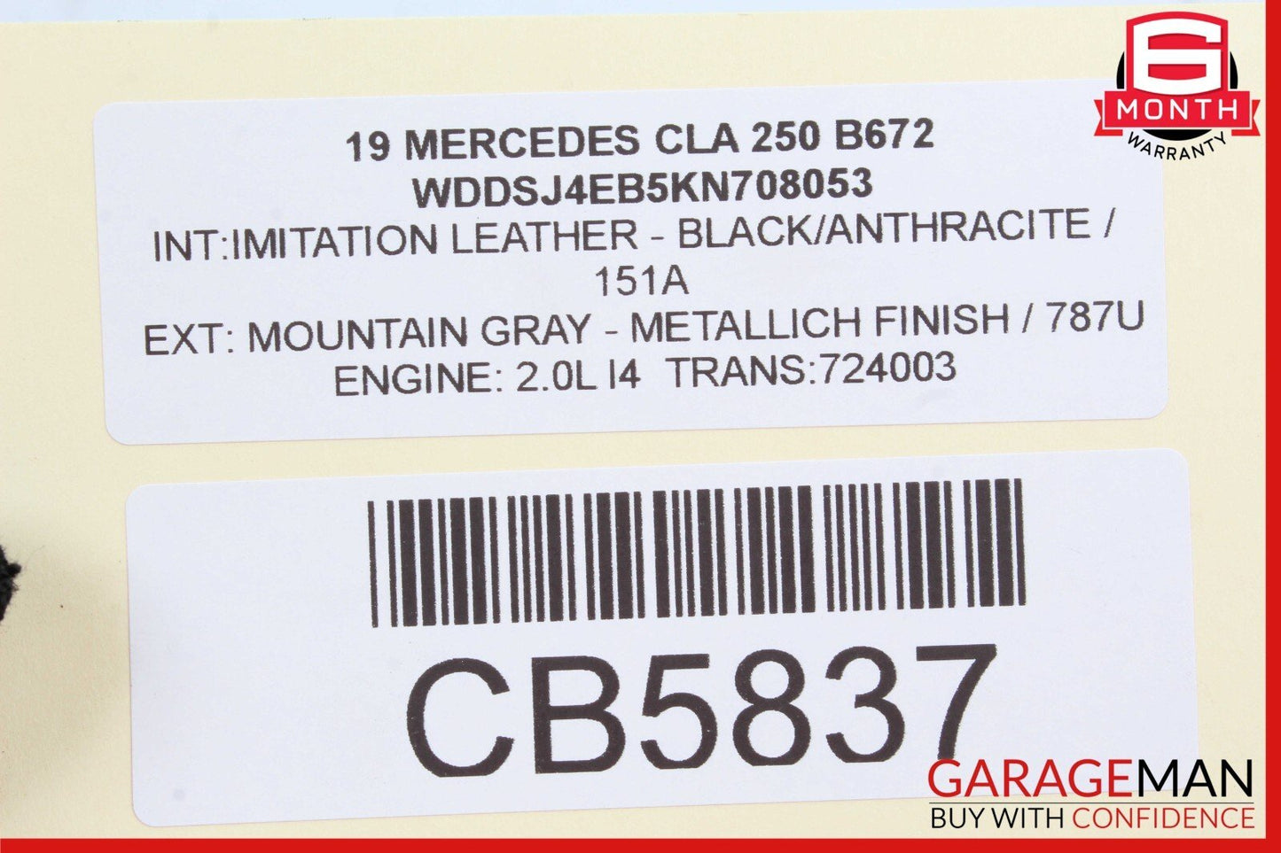 14-20 Mercedes W117 CLA250 GLA250 Rear Left / Right Suspension Lower Control Arm