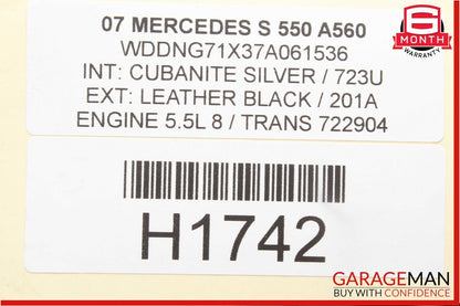 07-14 Mercedes S550 CL550 Voice Language Communication Controller Module