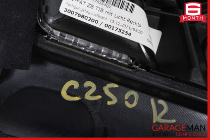08-14 Mercedes W204 C250 C300 C350 Front Right Interior Door Panel Black OEM