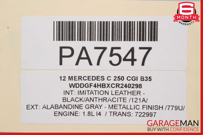 12-15 Mercedes W204 C250 SLK250 722.9 7G Automatic Transmission 722.997 OEM