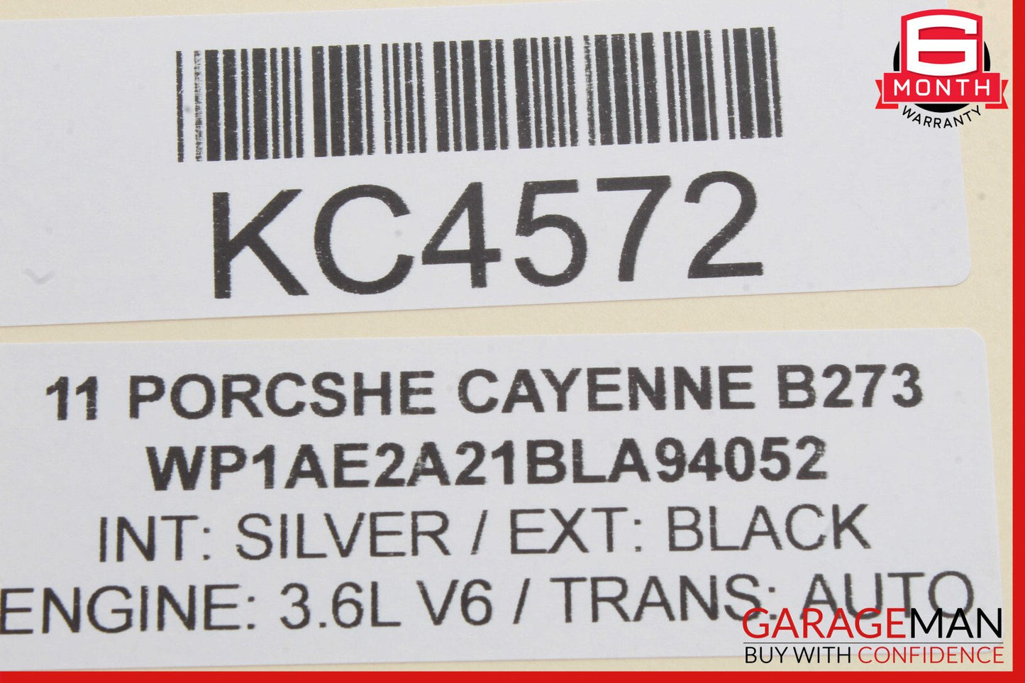 11-17 Porsche Cayenne 958 Front Right Seat Headrest Head Rest OEM