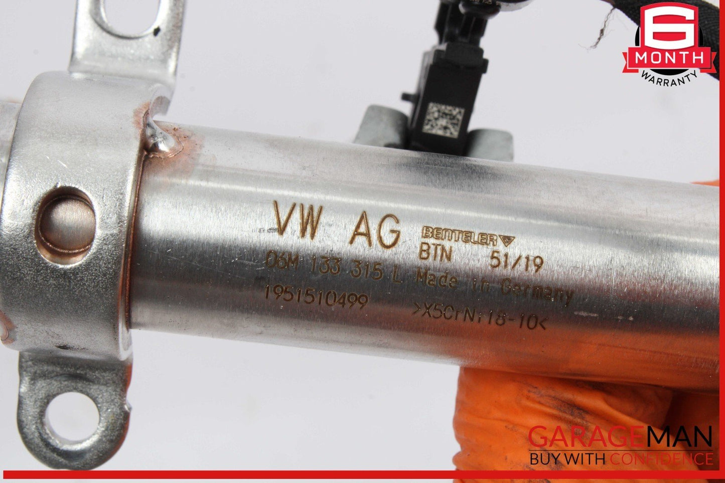 18-24 Audi S5 A5 A4 S4 SQ5 Left Driver Side Fuel Rail w/ Injectors OEM