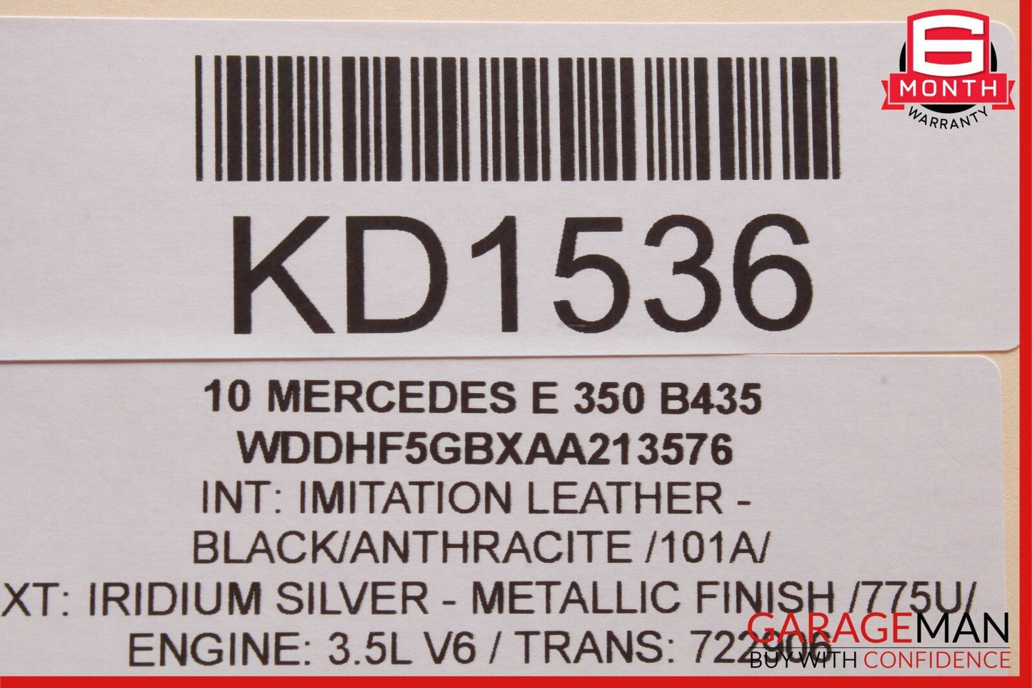 10-16 Mercedes W212 E350 E400 Front Left Door Panel Tweeter Speaker Cover Black