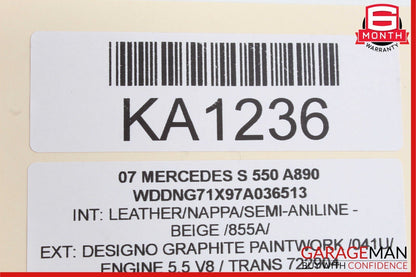 07-13 Mercedes W221 S450 S550 Front Left Driver Under Seat Control Module Unit