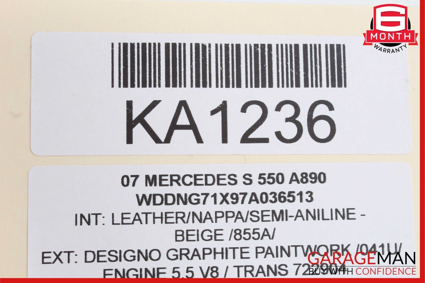 07-13 Mercedes W221 S450 S550 Front Left Driver Under Seat Control Module Unit