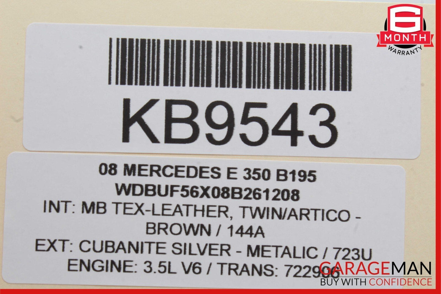 03-09 Mercedes W211 E350 E550 Front Left Side Door Window Regulator Motor OEM